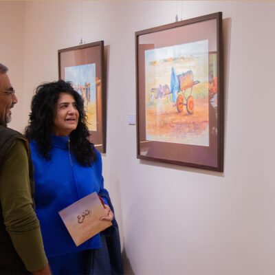 معرض ”تنوع“ للفنان السوداني ناجي لعوتة