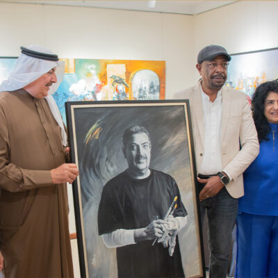 معرض ”تنوع“ للفنان السوداني ناجي لعوتة