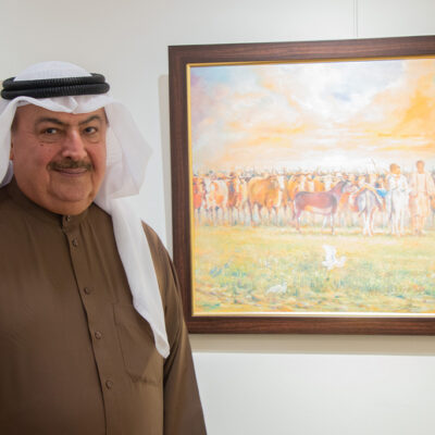 معرض ”تنوع“ للفنان السوداني ناجي لعوتة