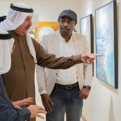 معرض ”تنوع“ للفنان السوداني ناجي لعوتة