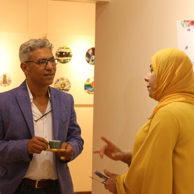 معرض ”تأملات دائرية“ للفنانة نائلة المعمرية