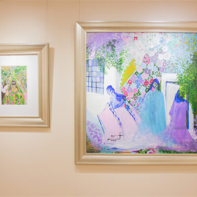 معرض ”الفرح“ للفنانتين الشيخة هيا آل خليفة والأستاذة سميرة الشنو