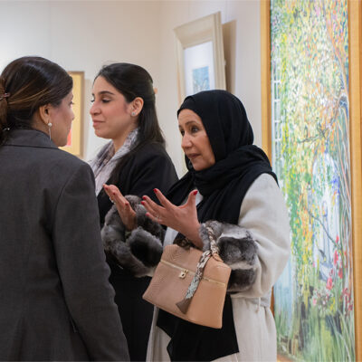 معرض ”الفرح“ للفنانتين الشيخة هيا آل خليفة والأستاذة سميرة الشنو