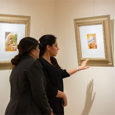 معرض ”الفرح“ للفنانتين الشيخة هيا آل خليفة والأستاذة سميرة الشنو